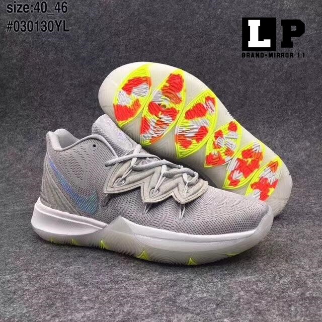 Nike Kyrie 5 Black Metallic Gold White GG GS 2019 Shopee