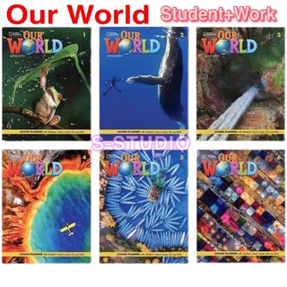 Our World Second Edition Student book+Work book การเรียนการอ่านภาษาอังกฤษ-อเมริกา