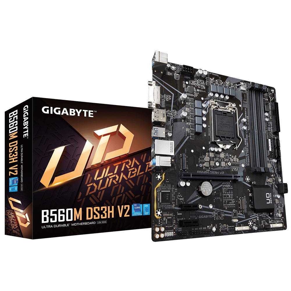 GIGABYTE B560M DS3H V2 เมนบอร์ด LGA 1200 Mobo