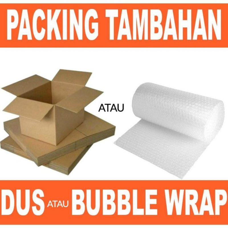 EXTRA ADDITIONAL BUBBLE PACKAGING และกล่อง