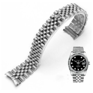 Replacement Rolex steel belt Mens 20mm female 13mm log type solid stainless steel five beads