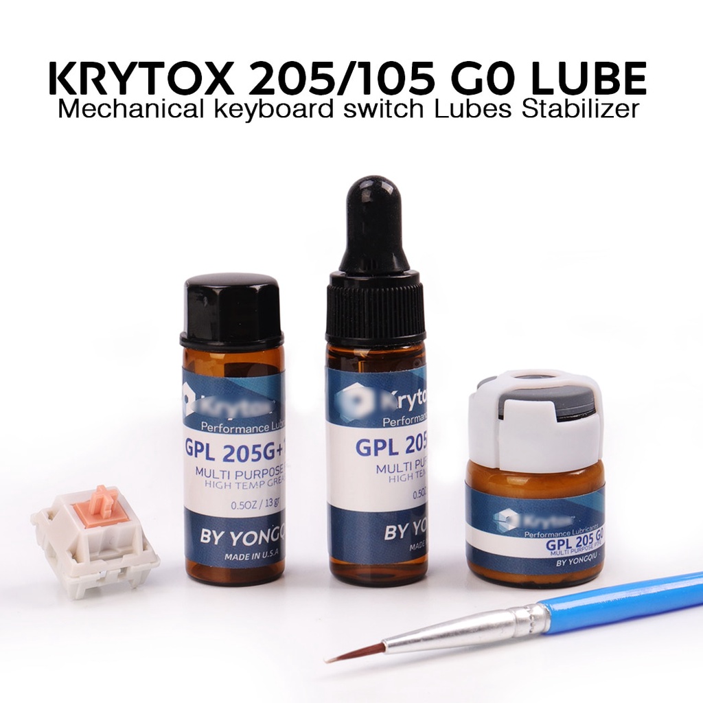Krytox GPL105 205 G0 สวิตช์คีย์บอร์ดเมคคานิคอล หล่อลื่นโดย Yongqiu