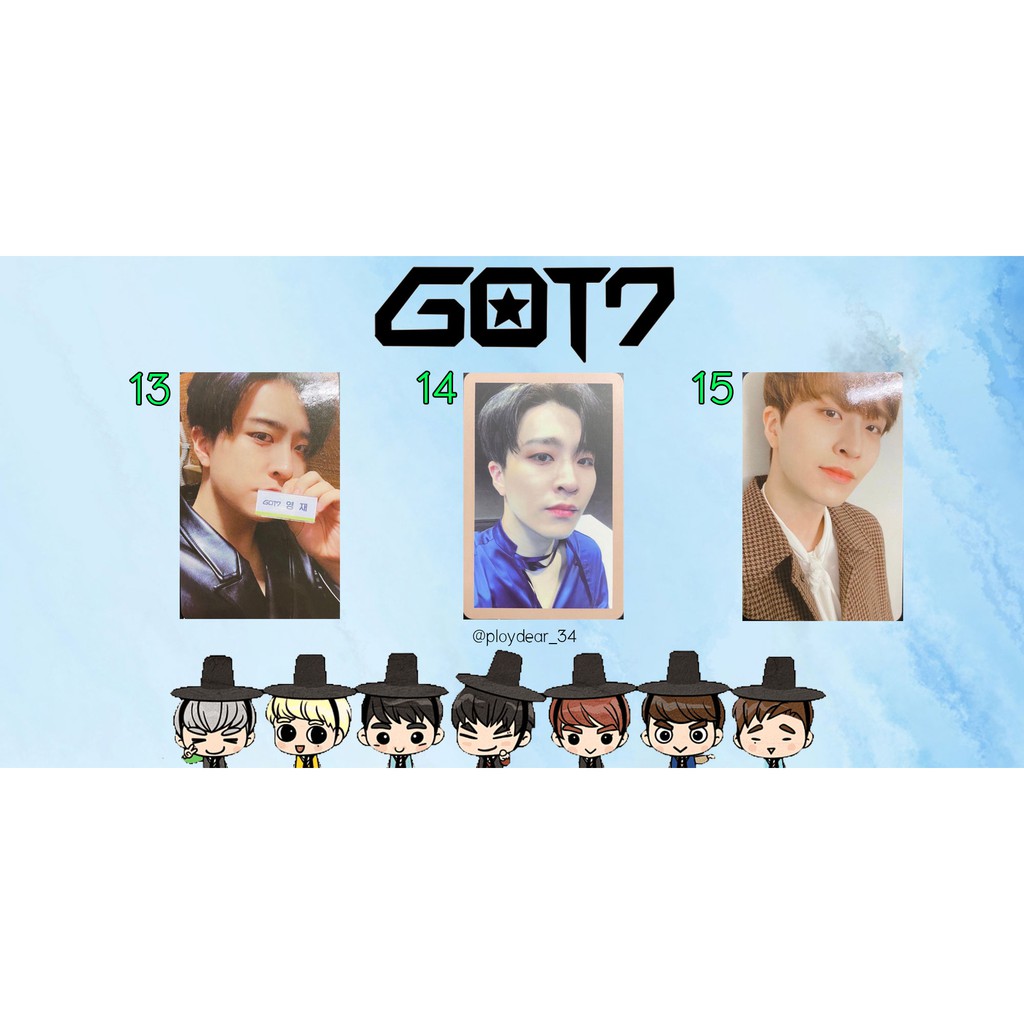 โฟโต้การ์ด GOT7 OFFICIAL ของแท้