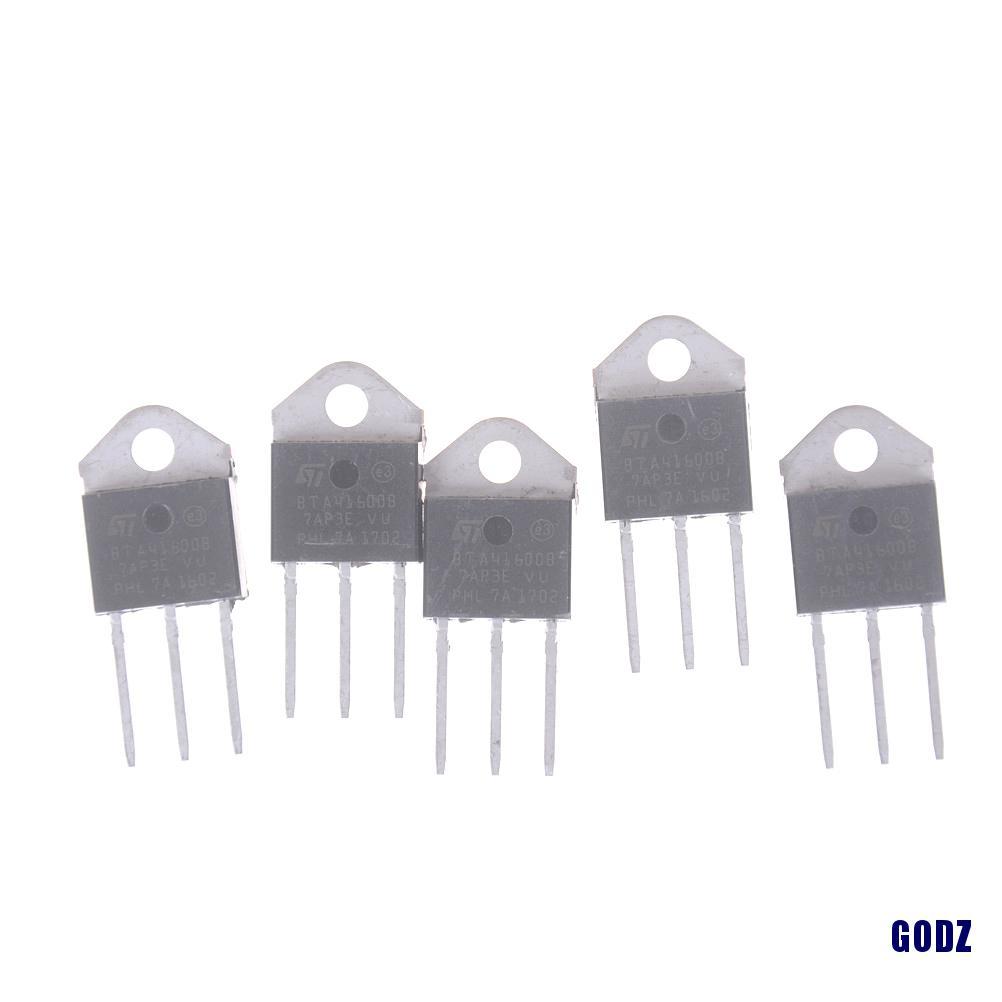 Itt Connector 5x BTA41-600B Three Pole SCR Bidirectional Controlled ...