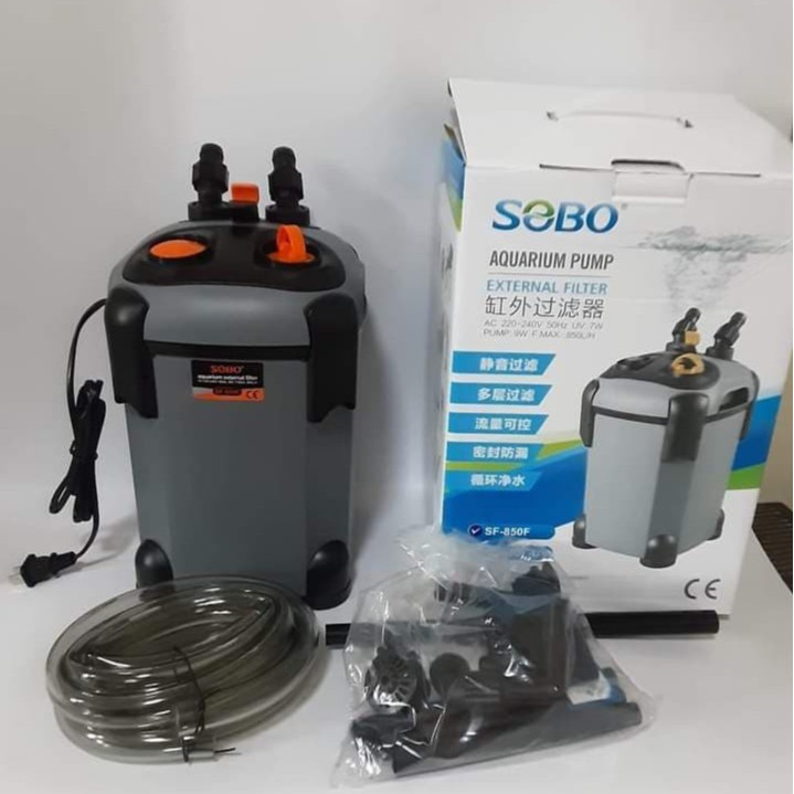 กรองนอก SF-850F  F.max : 850 L/H สำหรับตู้ 24-30 นิ้ว