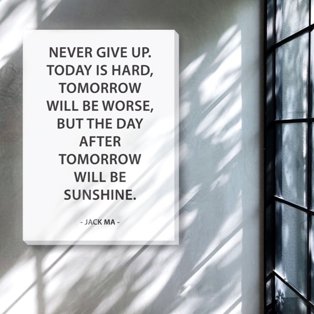 Quote on Canvas ( คำคมบนเฟรมผ้าใบ)