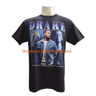 เสื้อวง DRAKE DRIZZY RAPPER เสื้อไซส์ยุโรป เดรก แรปเปอร์ PTA1826 เสื้อวินเทจ ลายอมตะ Rockyeah