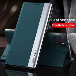 Samsung Galaxy Note 10 20 lite Ultra 5G Full coverage Shockproof Phone Cover Casing Samsung Galaxy Note10lite Hard Flip Stand Magnetic Luxur Leather Case