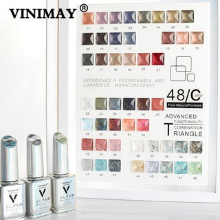 สีทาเล็บ crystal vinimay ของแท้ 100% เซ็ต 48 สี แบ่งเซ็ต B (21-40สี) ขนาด 15ml **มีรูปทาเทียบสีจริงให้ดูด้วยค่ะในอัมบั้ม