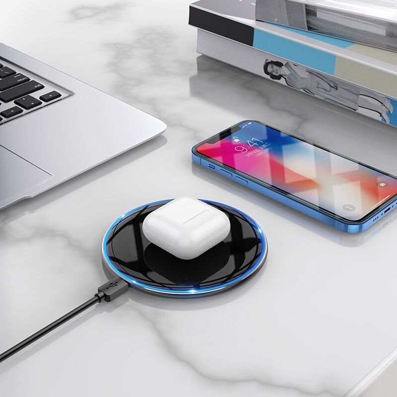 Hoco CW6 Pro Wireless Fast Charger 15W แท่นชาร์จไร้สาย รูปที่ 5