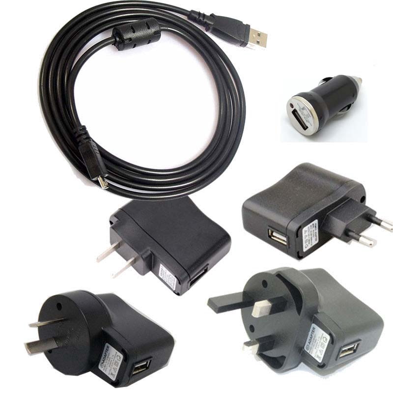 สายชาร์จอะแดปเตอร์ USB AC สำหรับ Olympus VR-360 VR-350 VR-340 VG-140 VG140 VR-37 VG-160 SZ-15 VG120