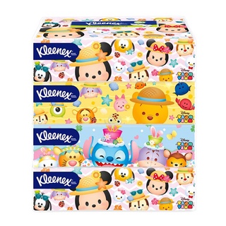 กระดาษเช็ดหน้า คลีเน็กซ์ ดีสนีย์ซูมซูม หลากสี  กระดาษทิชชู  Kleenex facial tissue, Disney Zoom Zoom, multicolored