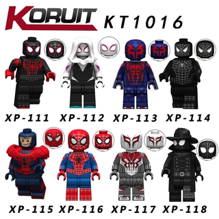 Kt1016 Xp113 Spiderman 2099 เลโก้ตัวต่อของเล่นสําหรับเด็ก