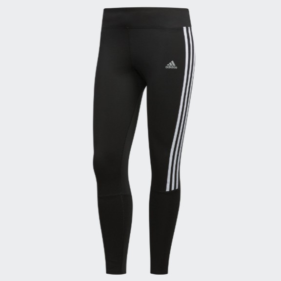 Adidas กางเกงวิ่ง RN W 7/8Tights3-Stripes CZ8095 BK(1300)