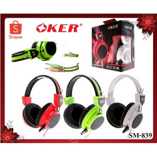 Oker หูฟัง รุ่น SM-839 Gaming Headset สีสันสวยงาม