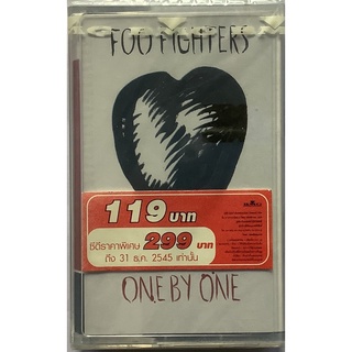 Cassette Tape เทปคาสเซ็ตเพลง Foo Fighters อัลบั้ม One By One  ลิขสิทธิ์ ซีล