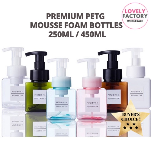 ขวดโฟม DISPENSER 250ML / 450ML | TRAVEL / SHOWER / AIRBNB