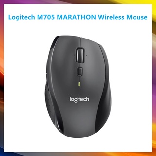 Logitech M705 Marathon เมาส์ไร้สาย 2.4 GHz รับสัญญาณ USB สําหรับ PC M แล็ปท็อป Chromebook