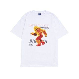 เสื้อยืดโอเวอร์ไซส์HOMEBOY เสื้อยืดผู้ชายลาย BIGFOOTS-3XL