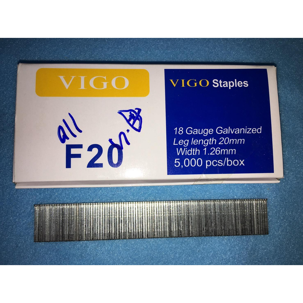ลูกแม็ก VIGO F 20 (MX107N) 5,000 ตัว