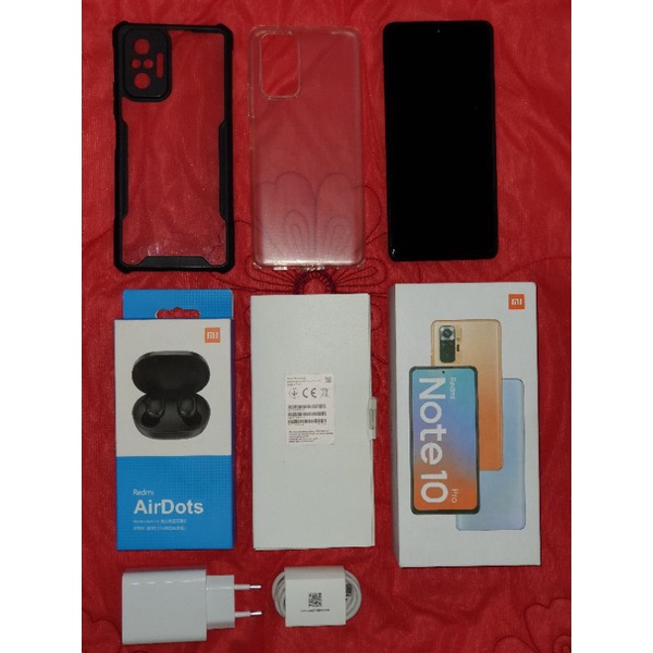 XIAOMI - Redmi Note 10 Pro 8/128GB สีดำ มือ​สอง​/สภาพ​ดี​ (ยก​กล่อง​ + ของ​แถม)​ - โทรศัพท์มือถือ (Smartphone)