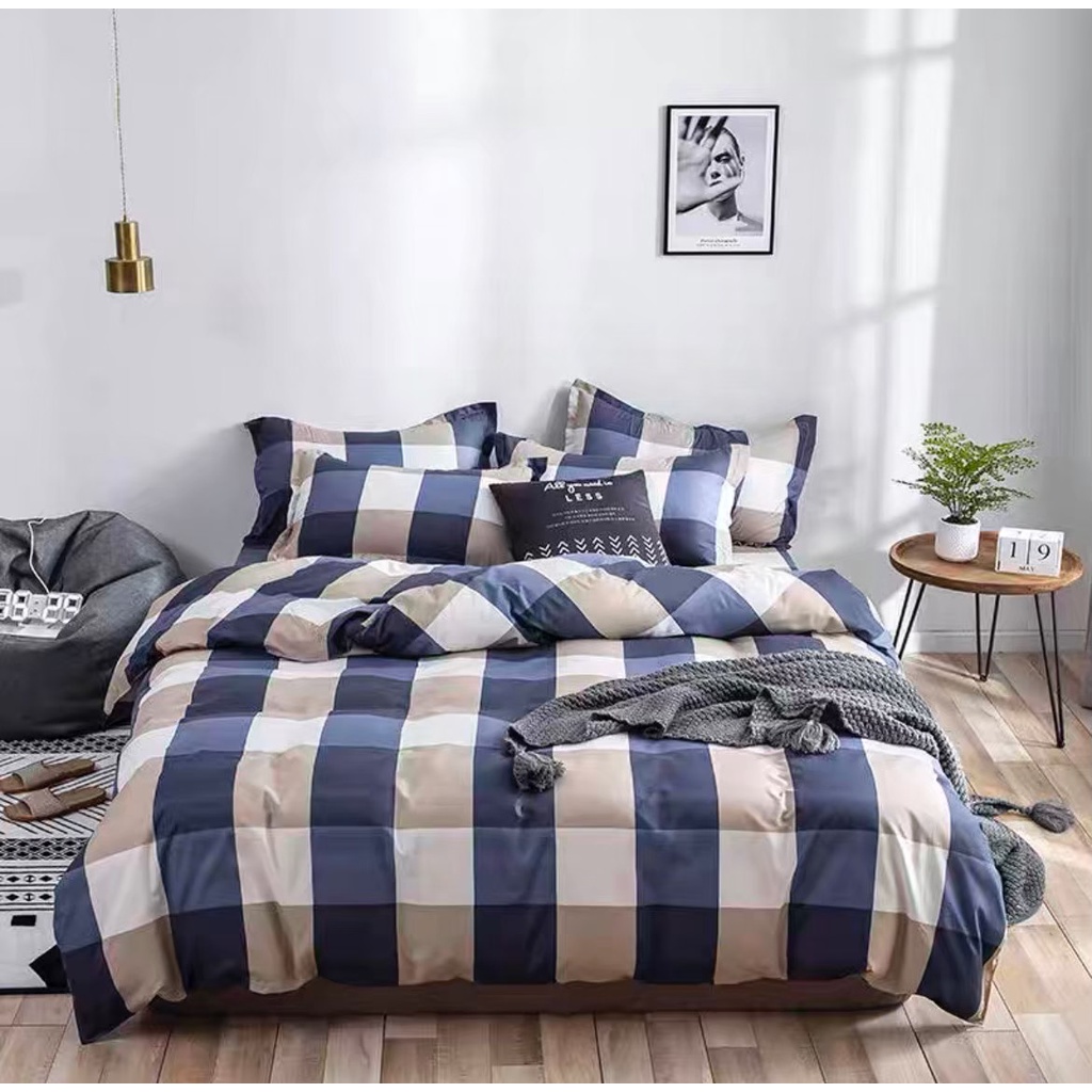 Sweetdream_by Nakin - ผ้าปูที่นอนลายตาราง 3-6ฟุต✨ครบชุด 6 ชิ้น พร้อมส่ง🎇 ส่งของทุกวัน🎇 - รูปที่ 6