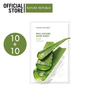 REAL NATURE ALOE MASK SHEET 10 + 10