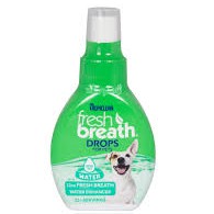 Tropiclean fresh breath drop ผสมน้ำ ลดกลิ่นปาก สำหรับสุนัข ขนาด 2.2onz (ุ65ml)