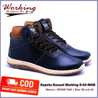 Boot S-04 MUIN ใหม่ รองเท้าบูท ทํางาน สําหรับผู้ชาย