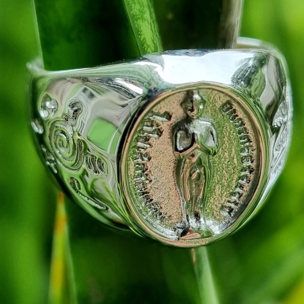 แหวน ไอ้ไข่ วัดเจดีย์ รับประกันสแตนเลสแท้18K หนัก1บาท ไม่ลอกไม่ดำใส่ยาวๆไป  มี5เบอให้เลือก 7 8 9 10 