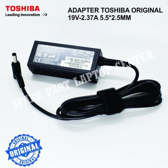 TOSHIBA 19V 2.37A 2.37A 210 Z830 T215 L750 Z930 L830 U840 U845 W100 SATELLITE E45W-C4200X ORIGINAL C