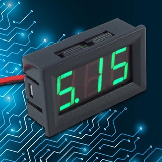 ⚽ELE⚾โวลต์มิเตอร์ 0.56 นิ้ว LED Display DC 4.5-30 V Two-wire