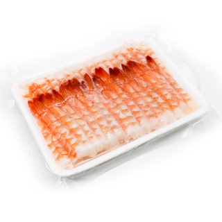 กุ้ง(4L) ซูซิ 30 ตัว/แพ็ค FROZEN SUSHI SHRIMP SIZE 4L (SIZE 8.0-8.5 CM.)