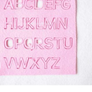 A-Z alphabet ornament