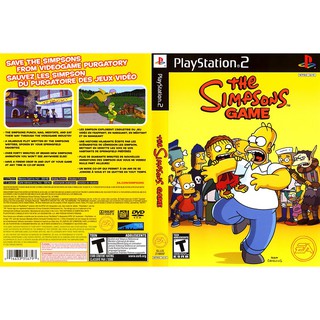 THE SIMPSONS GAME [PS2 US : DVD5 1 Disc]