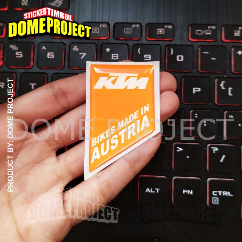 KTM RACING สติ๊กเกอร์มอเตอร์ไซค์ KTM EMBLEM RAISED สติ๊กเกอร์ MOTORCYCLE BODY ACCESSORIES MOTORCYCLE