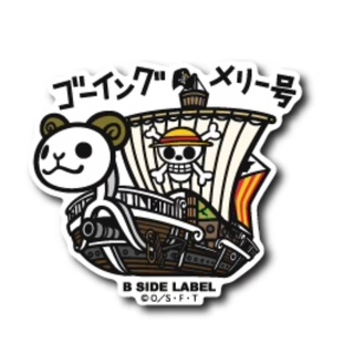 [ส่งตรงจากญี่ปุ่น] B - Side Label สติกเกอร์ Onepiece วันพีช Going Merry Japan ใหม่