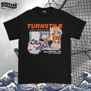 เสื้อยืด ลาย TURNSTILE BAND TURNSTILE BAND VINTAGES-5XL