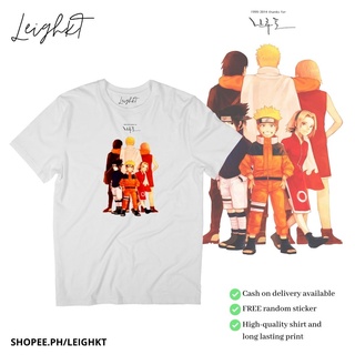 เสื้อขาว เสื้อแฟชั่นผญ2022 อื่นๆ อะนิเมะ NARUTO ทีม 7 เด็กระเหิดสุนทรียศาสตร์ Drifit เสื้อกราฟิก $dg