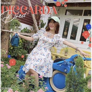 FLAT2112 PICCARDA DRESS ลายFloral ของใหม่ป้ายห้อย size M ค่ะ