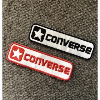 อาร์ม “CONVERSE” แบบเย็บ,แบบรีด,แบบตีนตุ๊กแก สิ้นค้าผลิดในไทยพร้อมส่ง