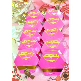 สบู่ล้างหน้าPINK DIAMOND SOAP ราคาพิเศษ(10ก้อน555)เท่านั้น💕💕💕