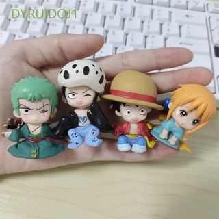 Dyruidoj1 ของเล่นโมเดลฟิกเกอร์ Roronoa Zoro 4ชิ้น/ชุดสําหรับเด็ก