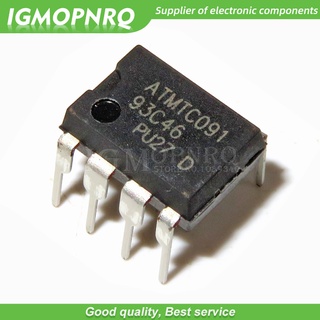 วงจรรวม DIP-8 DIP EEPROM 64x16 IGMOPNRQ AT93C46 DIP8 93C46 10 ชิ้น