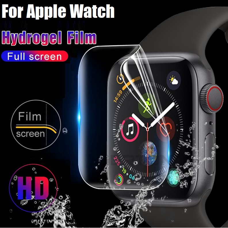 ฟิล์มไฮโดรเจลกันรอยหน้าจอ แบบเต็มจอ สําหรับ Apple Watch Series11,10,9, 8 7 6 se 5 4 3 2 1 ขนาด 49 มม. 45 มม. 41 มม. 40 มม. 44 มม. 38 มม. 42 มม.
