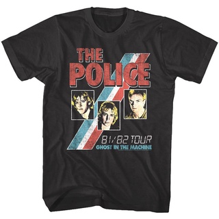 『Sports And Leisure』 เสื้อยืดลําลอง แขนสั้น พิมพ์ลาย Sting The Police Ghost In The Machine Tour 1981 82 Rock Band แฟชั่น