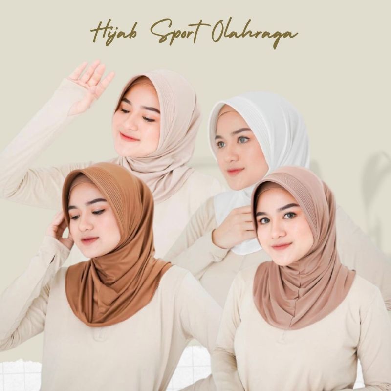 Hijab Sport Sport Instant Hijab Sporty Hijab Volleyball