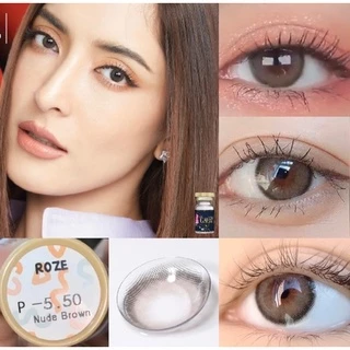 คอนแทคเลนส์ Roze nude brown / Olive ขนาดmini