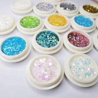 ผงโครเมี่ยมสีม่วงสําหรับตกแต่งเล็บ Glitter Led/Uv