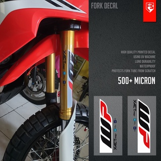 สติกเกอร์รูปลอก USD หนา 500 ไมครอน WP 01 โช๊คใส crf klx wr155 ktm